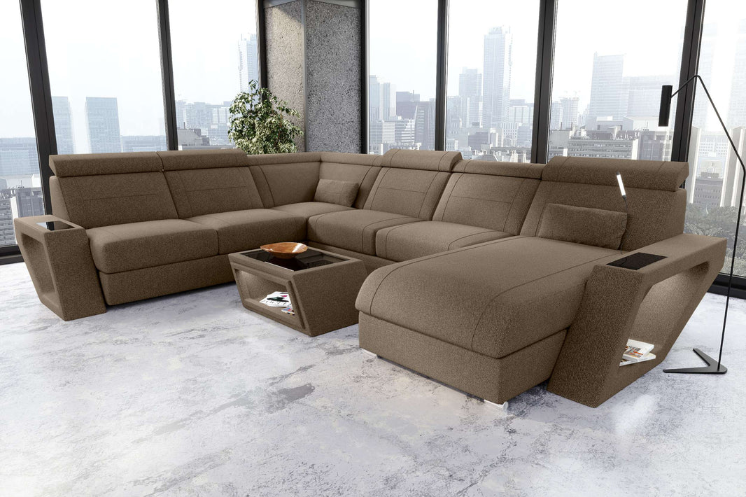 XXL Wohnlandschaft Catania Stoffsofa