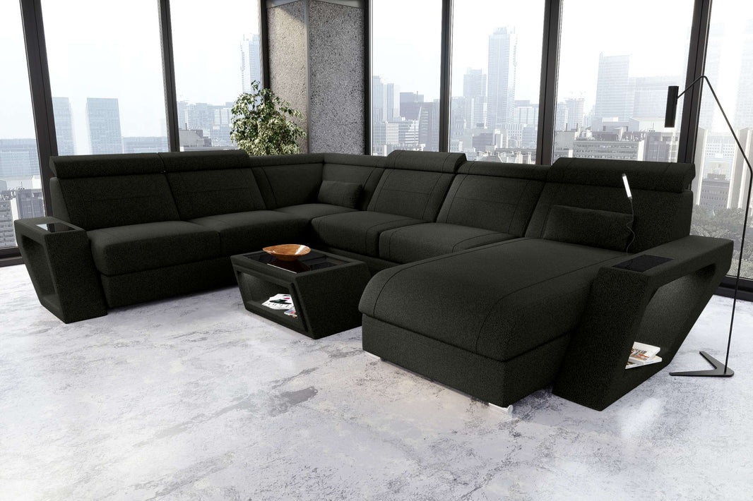 XXL Wohnlandschaft Catania Stoffsofa
