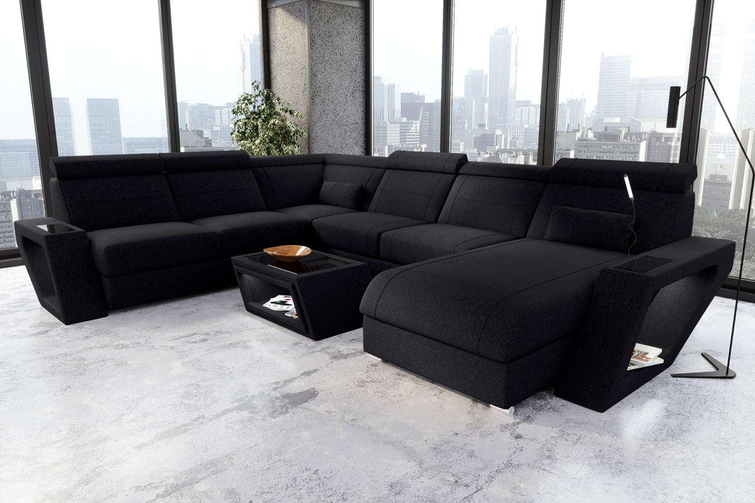 XXL Wohnlandschaft Catania Stoffsofa