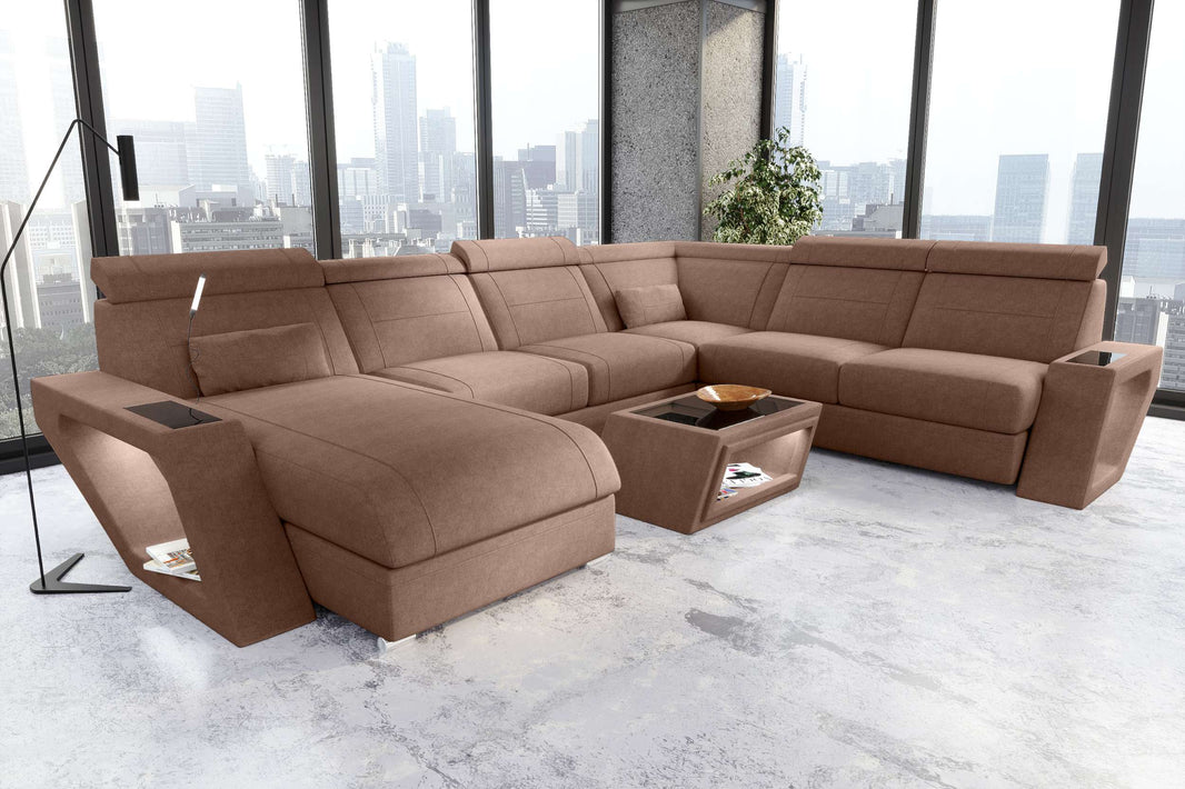 XXL Wohnlandschaft Catania Stoffsofa