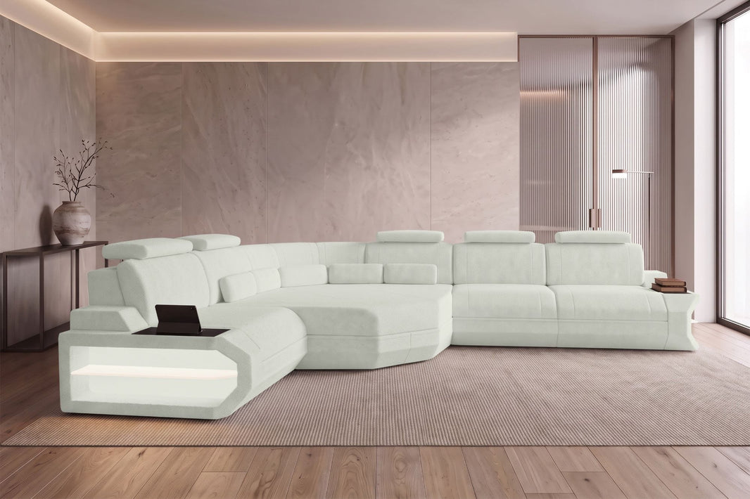Ecksofa Asti L Form Stoffsofa