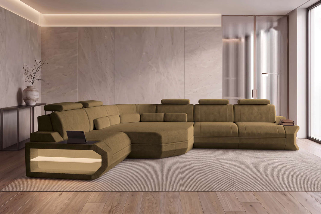 Ecksofa Asti L Form Stoffsofa