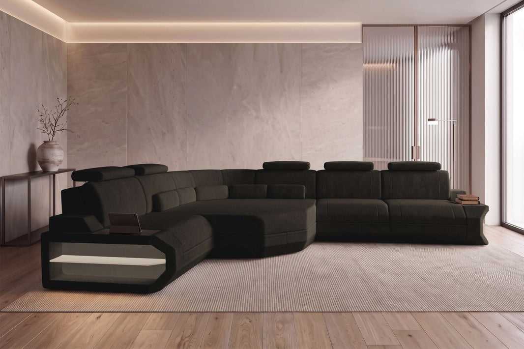 Ecksofa Asti L Form Stoffsofa