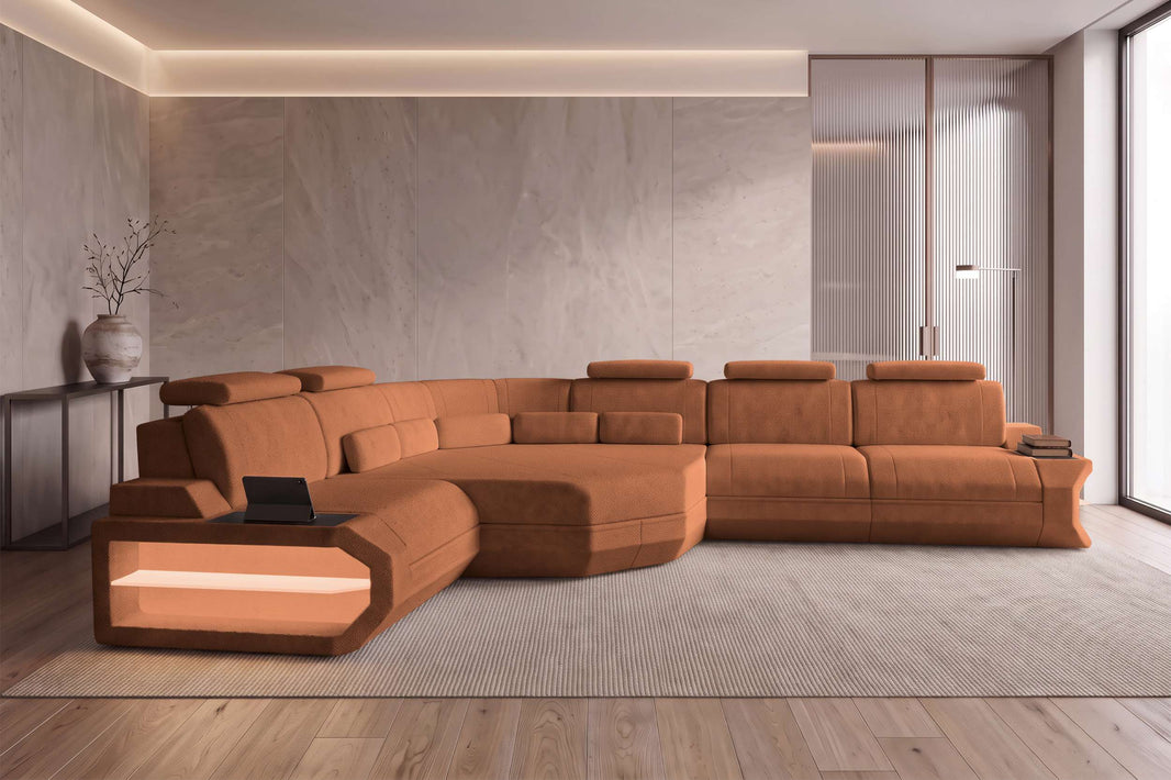 Ecksofa Asti L Form Stoffsofa
