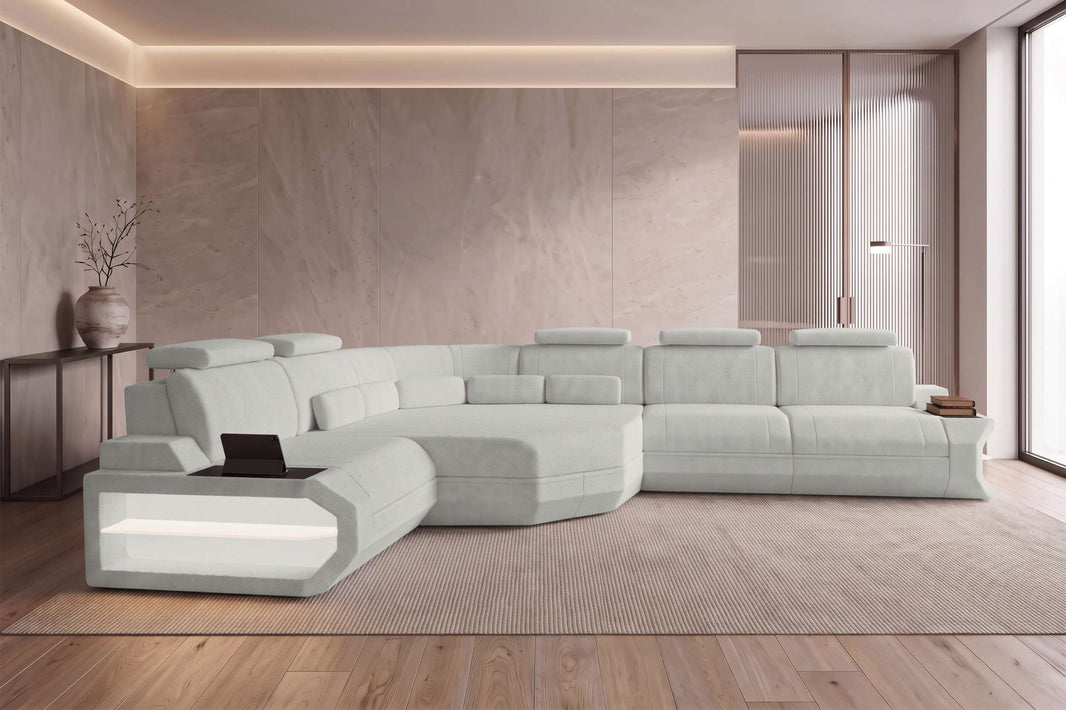 Ecksofa Asti L Form Stoffsofa