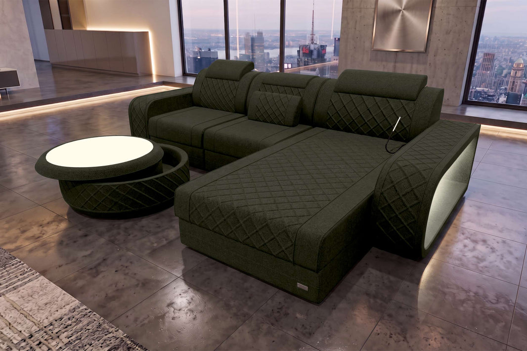 Ecksofa Berlin L Form Stoffsofa