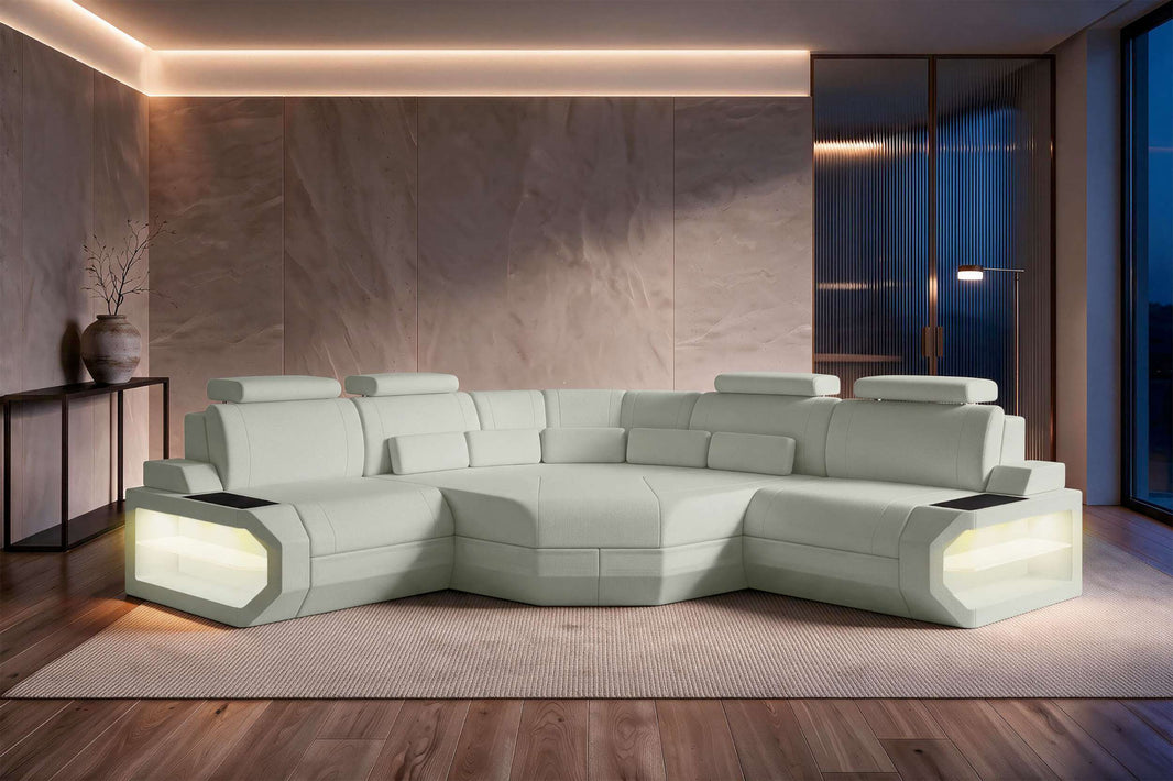 Mini Ecksofa Asti L Form Stoffsofa