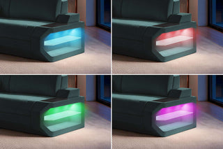 Mini Ecksofa Asti L Form Stoffsofa Schwarz