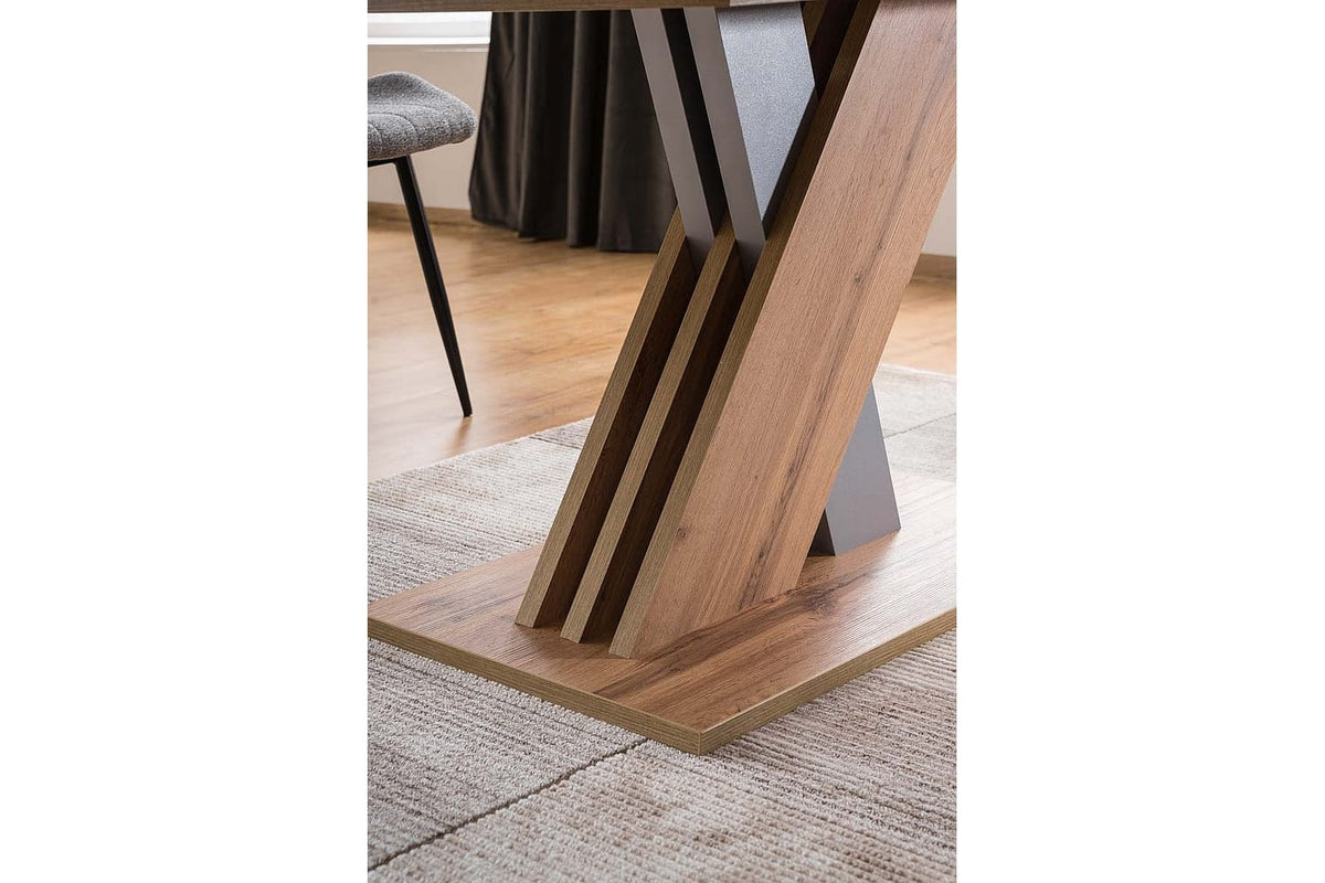 Exel Artisan Massivholz-Optik Esstisch - Ansicht 6
