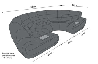 Stoff Bigsofa Concept Stoff - Bild 6