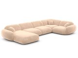 XL Stoff Wohnlandschaft Alcazar U-Form