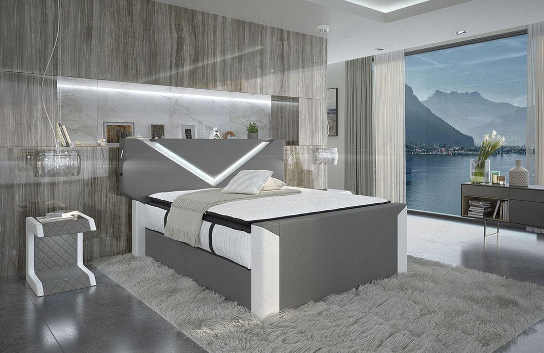 Boxspringbett Lyon Stoff