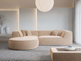 Stoff Ecksofa Monterola L-Form