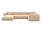 XL Wohnlandschaft Venturia U-Form aus Stoff