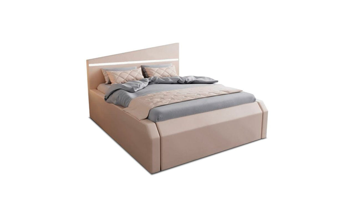 Boxspringbett Nelassa Beige