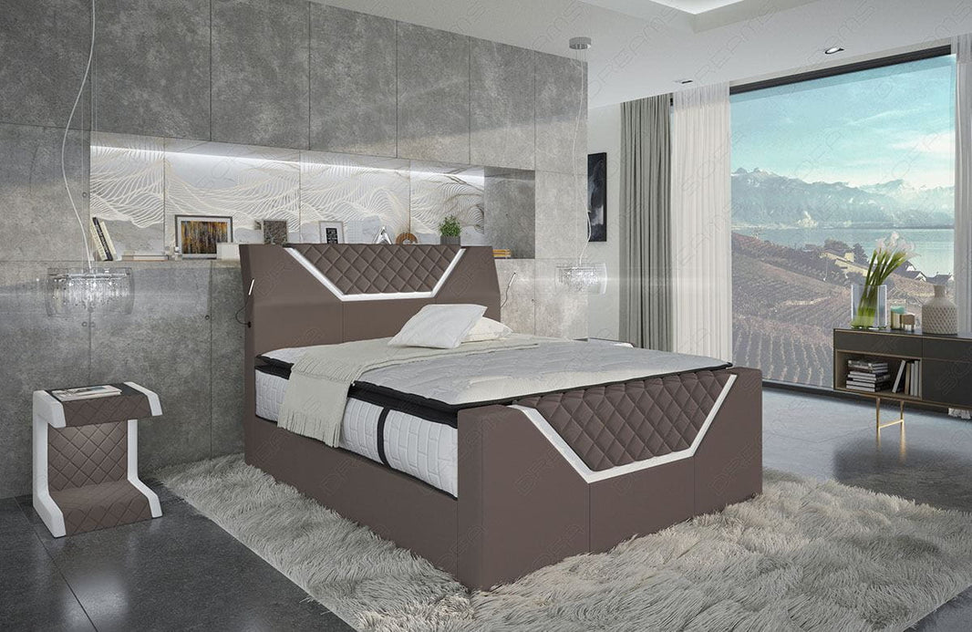 Boxspringbett Nantes Stoff
