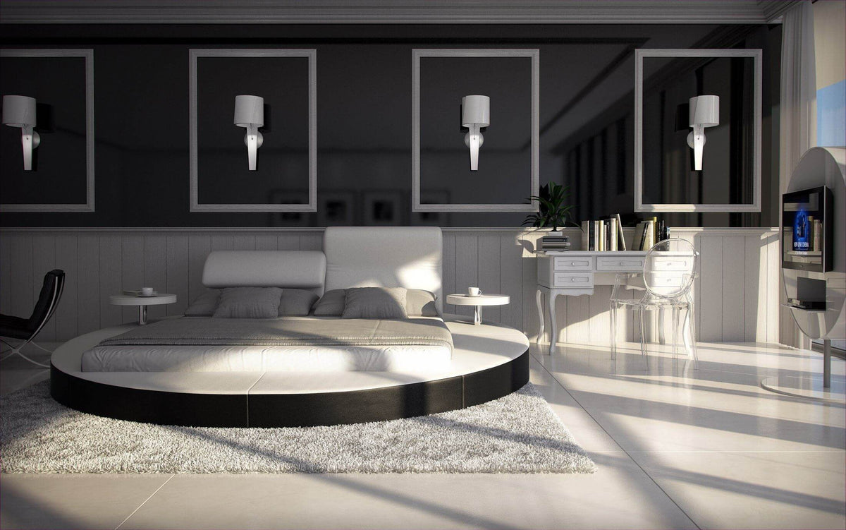 Wasserbett Rundbett Napoli – Modern und Komfortabel für Schlafzimmer - Bild 1