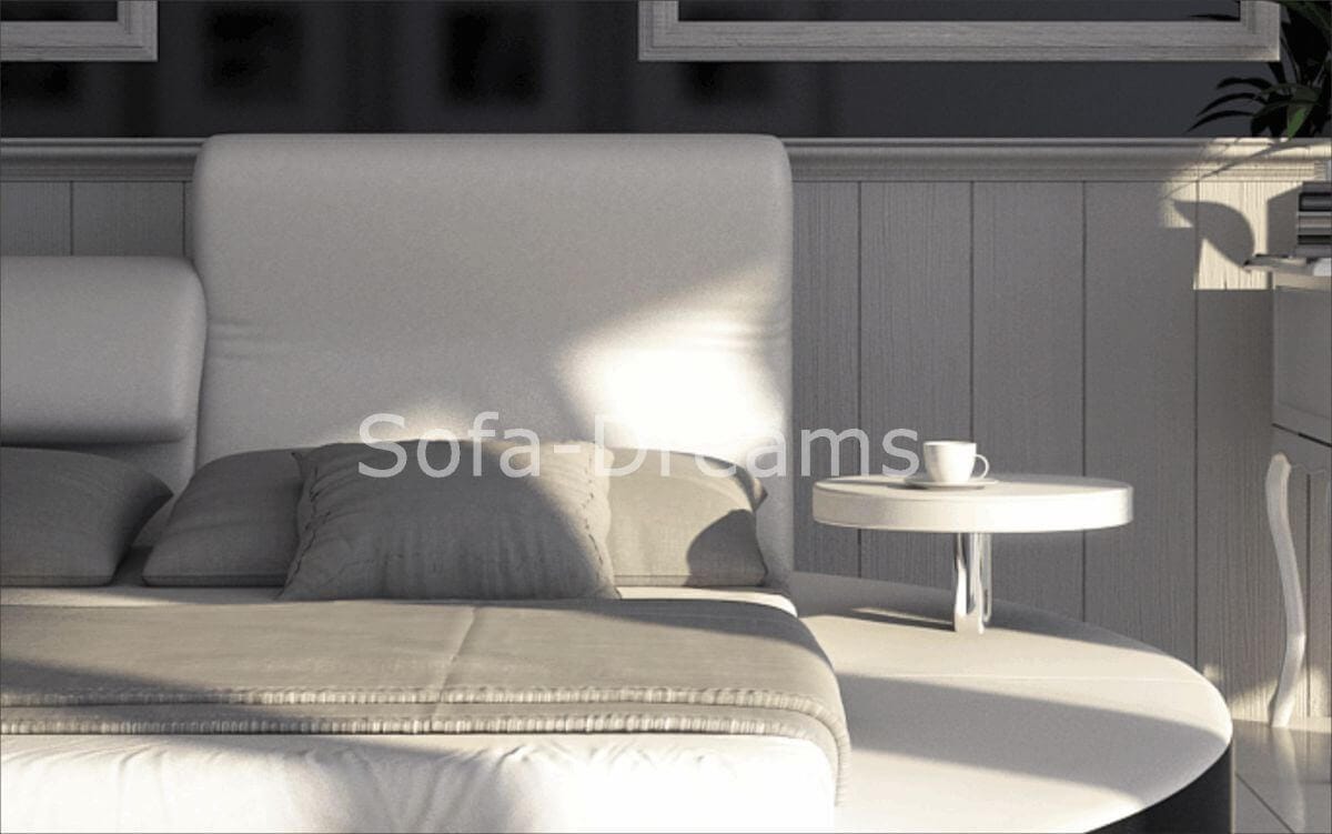 Komplettbett Napoli Weiß-Schwarz – Modern für Schlafzimmer - Bild 3