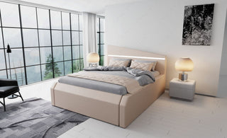 Boxspringbett Nelassa Beige