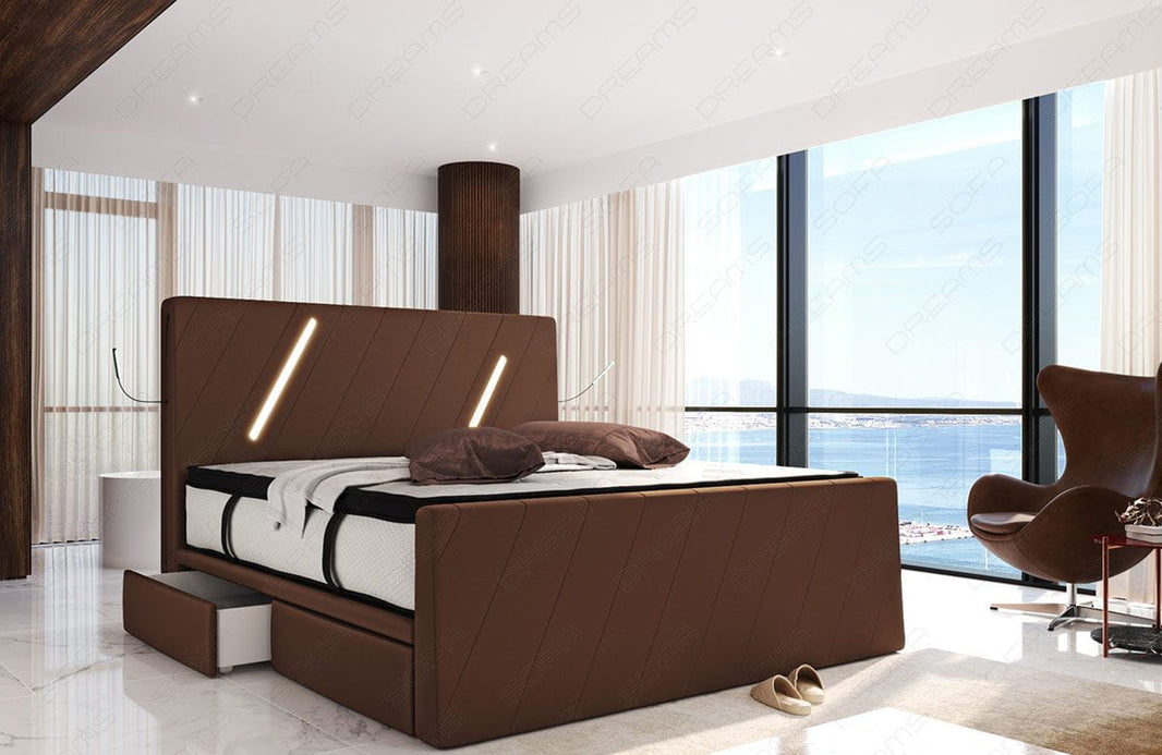 Boxspringbett Toulon Stoffbezug