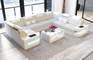 Wohnlandschaft Como U-Form aus Stoff