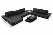 Wohnlandschaft Ferrara XXL U-Form in Leder