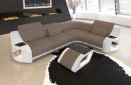 Stoff Ecksofa Genua L-Form