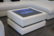 Couchtisch Heat in Leder