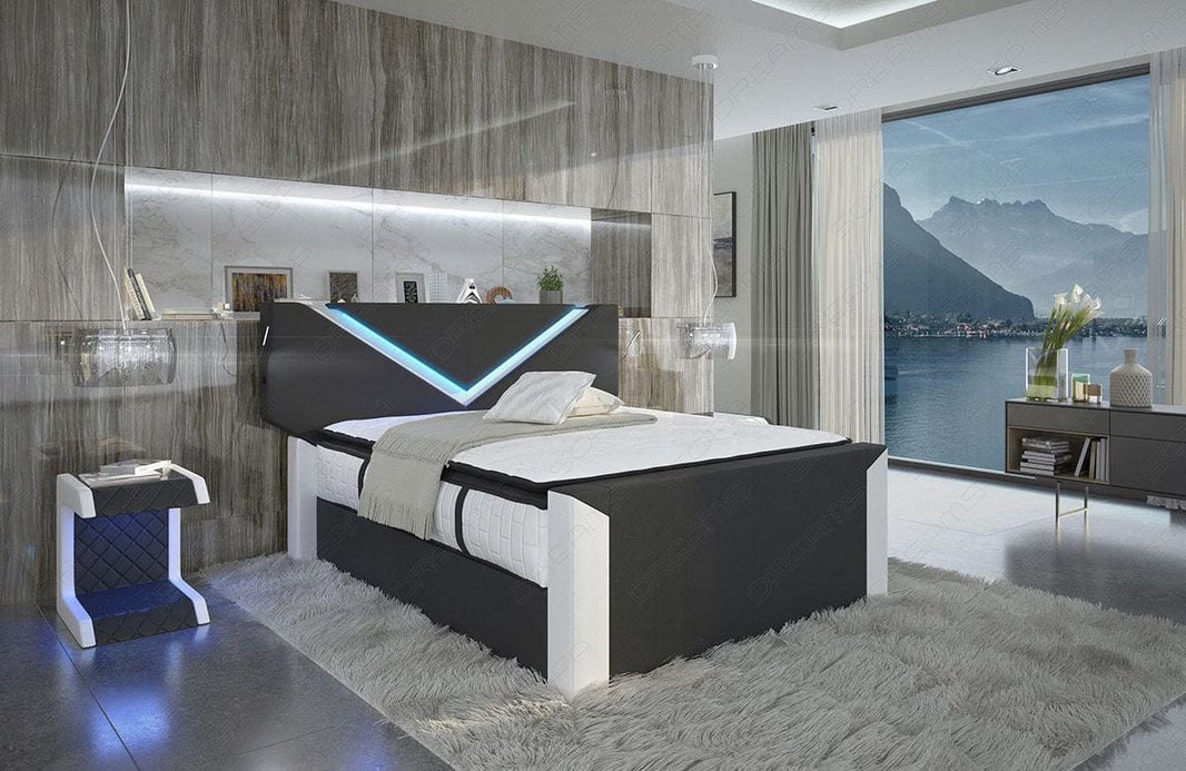 Boxspringbett Lyon Stoff