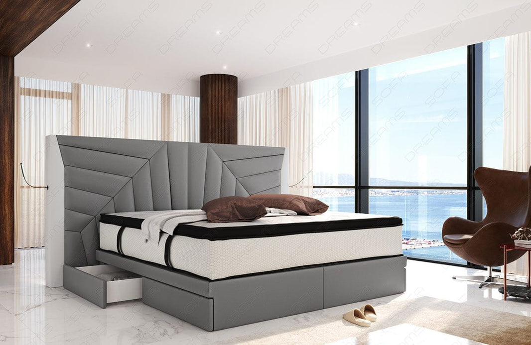 Boxspringbett Monaco Stoffbezug