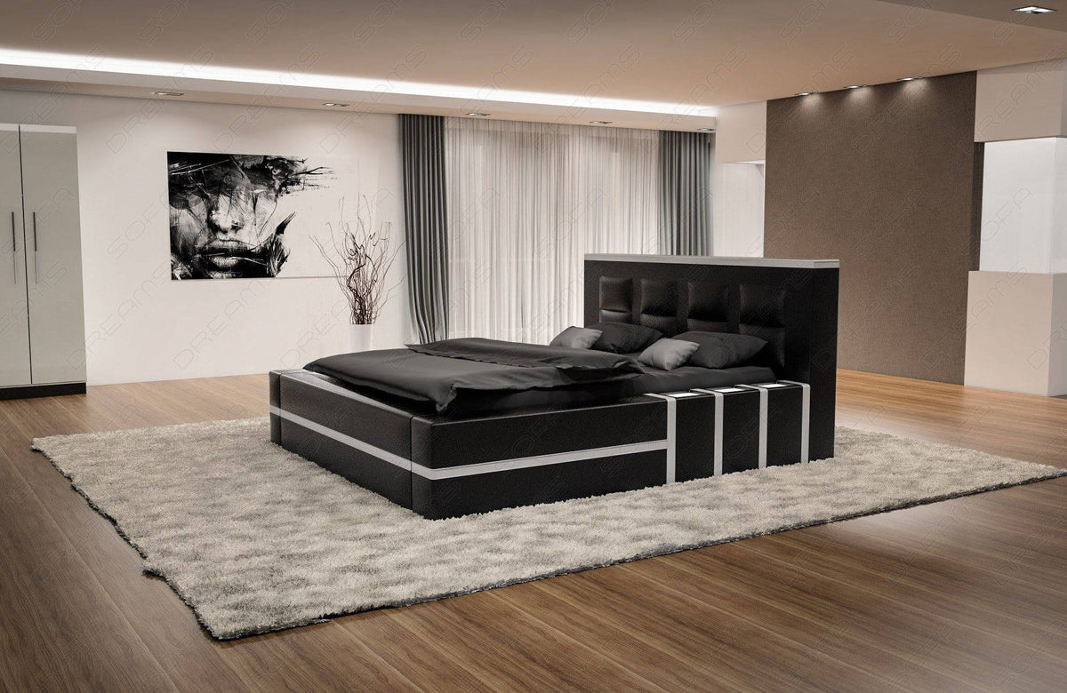Komplettbett Asti Schwarz-Weiß – Modern und Elegant für Schlafzimmer - Bild 2