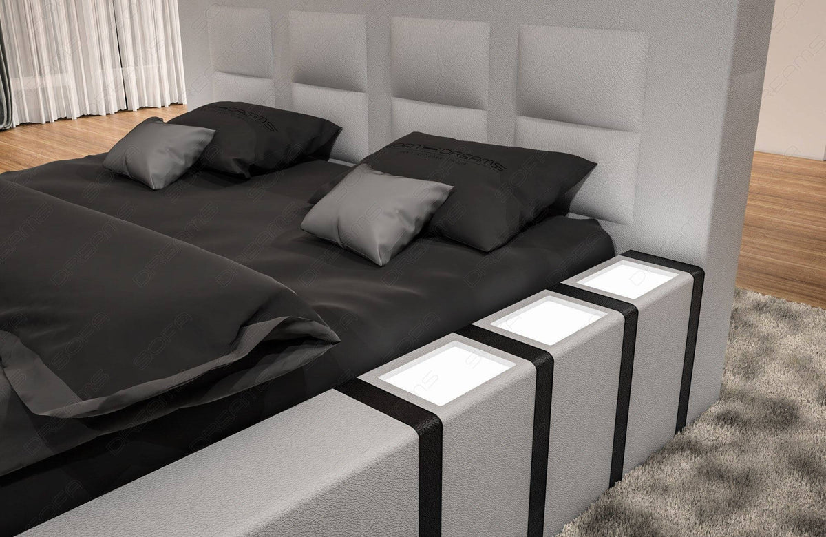 Komplettbett Asti Weiß-Schwarz – Modern und Elegant für Schlafzimmer - Bild 3