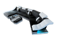 Leder Couch Turino C-Form