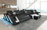 Leder Couch Apollonia C-Form