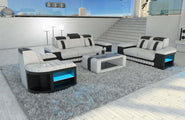 Sofa Set Bellagio in Leder