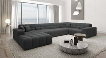 Stoff Wohnlandschaft Ibiza U-Form