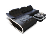 Ecksofa Elegante L-Form in Leder
