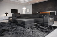 Couch Trivento L-Form in Leder