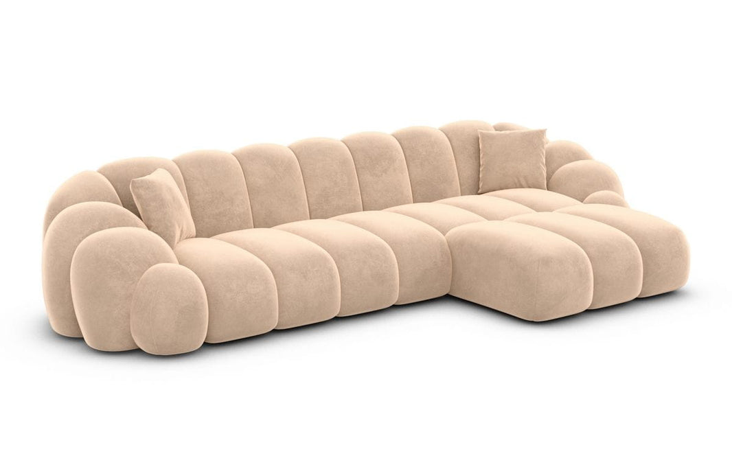 Couch Rajada L-Form in Stoff