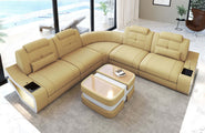 Couch Elena Lang L-Form in Stoff