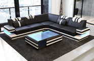Ecksofa Ragusa Edles L-Form aus Leder