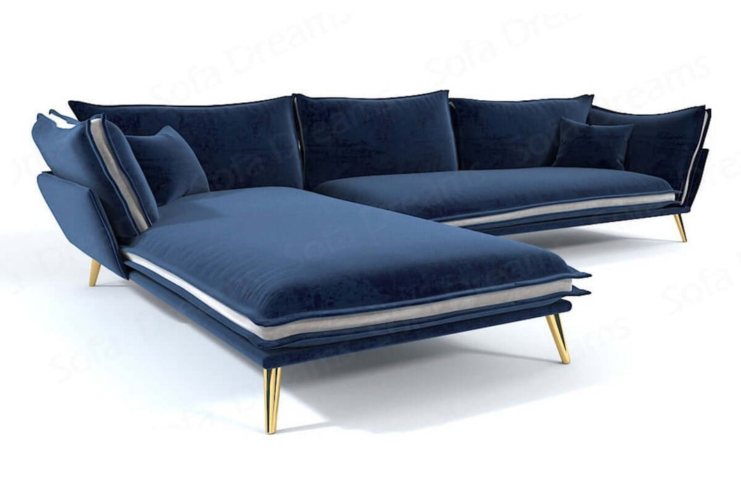 Stoff Ecksofa Lobos L-Form