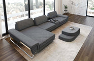 Stoff Ecksofa Bari L-Form