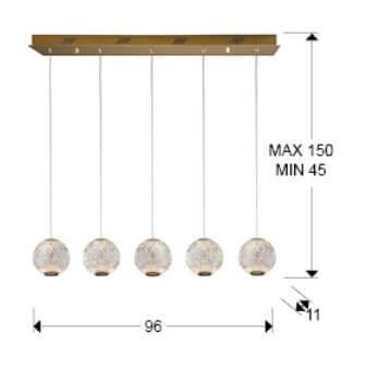 Hängelampe Austral – Modernes Design für Wohnzimmer - Bild 3