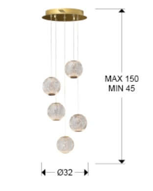 Pendelleuchte Austral – Elegantes Design für Wohnzimmer - Bild 3