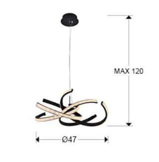 Hängelampe Ring II – Modern und Stilvoll für Wohnzimmer - Bild 4