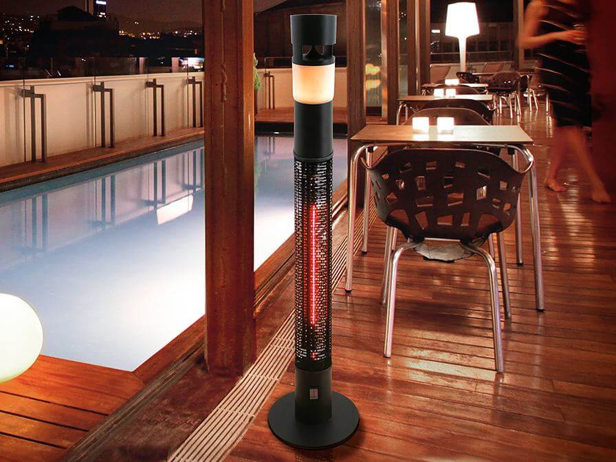 Heizstrahler Heat Sound Warme für Terrasse
