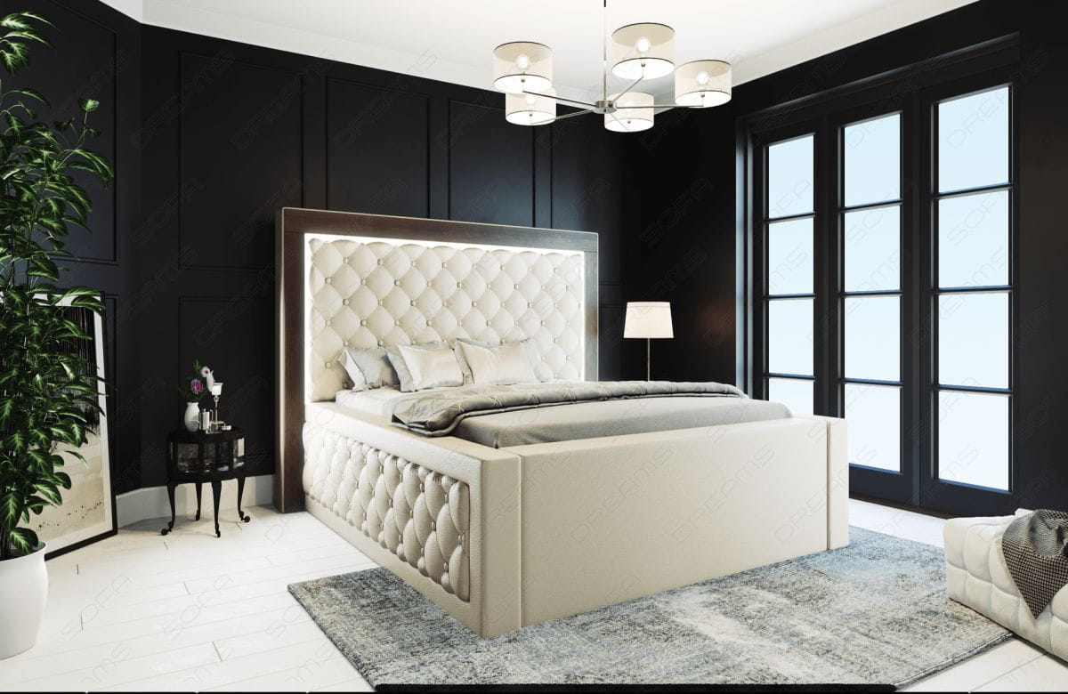Boxspringbett Varese Beige