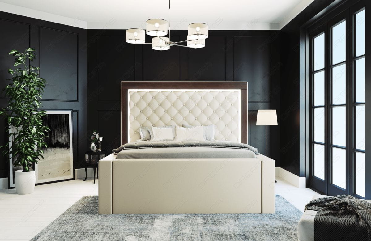 Boxspringbett Varese Beige