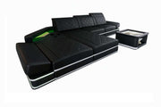 Ecksofa Perugia L-Form aus Leder